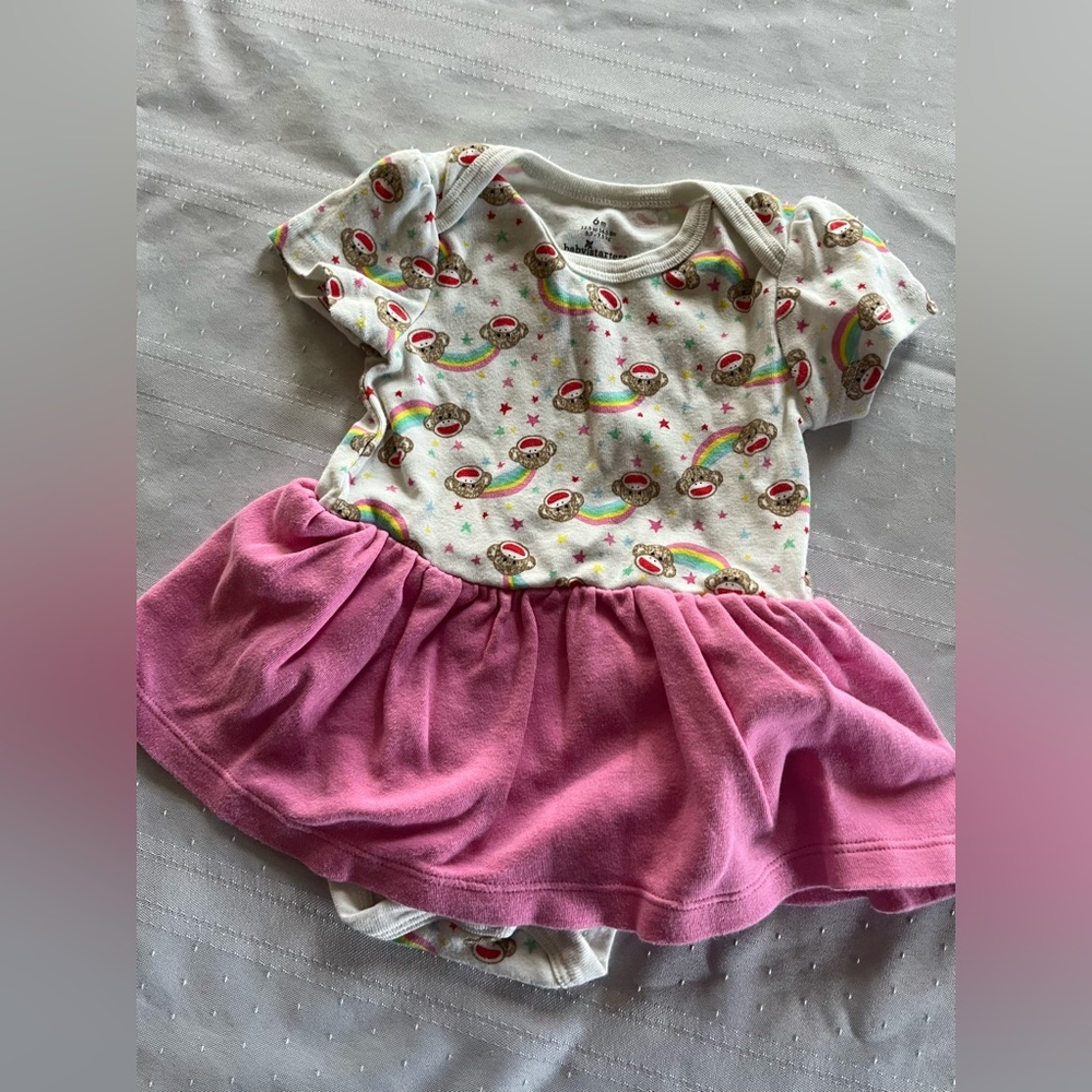 Lot of 6 summertime baby girl rompers or one pieces! - Picture 7 of 9